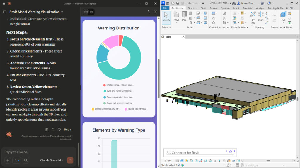 Auditoría de Modelos de Revit con I.A. por Nonica